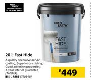 Fired Earth 20L Fast Hide