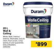 Duram 20L wall & Ceiling