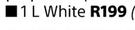 Fired Earth 1L Painters Pro QD Gloss Enamel White