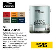 Fired Earth 5L Gloss Enamel