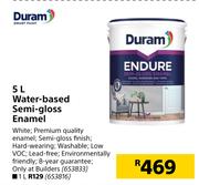 Duram 5L Water Based Semi Gloss Enamel
