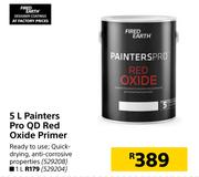 Fired Earth 1L Painters Pro QD Red Oxide Primer
