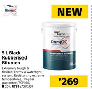 Fired Earth 20L Black Rubberised Bitumen