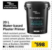 Fired Earth 5Ltr Water Based Plaster Primer