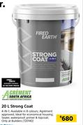 Fired Earth 20Ltr Strong Coat