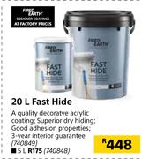 Fired Earth 5Ltr Fast Hide