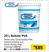 Berger Master 5Ltr Nukote PVA (White)