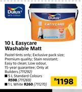 Dulux 1Ltr Easycare Washable Matt (White)