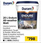 Duram 5Ltr Endure All Weather Matt