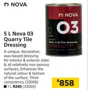 Nova 5L 03 Quarry Tile Dressing