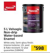 Plascon 5Ltr Velvaglo Non Drip Water Based Enamel