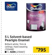 Dulux 5Ltr Solvent Based Pearlglo Enamel