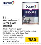 Duram 5Ltr Water Based Semi Gloss Enamel