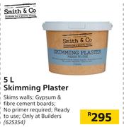 Smith & Co.5L Skimming Plaster