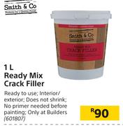 Smith & Co.1L Ready Mix Crack Filler