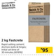 Smith & Co.2Kg Fastcrete