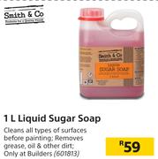 Smith & Co 1L Liquid Sugar Soap