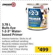 Zinsser 3.78L Bulls Eye 1-2-3 Water Based Primer