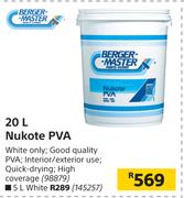Berger Master 20L Nukote PVA