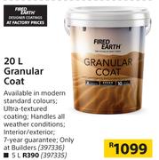 Fired Earth 20L Granular Coat