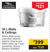 Fired Earth 10L Walls & Ceilings