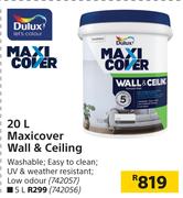 Dulux 20L Maxicover Wall & Ceiling