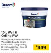 Duram 10L Wall & Ceiling PVA