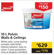 Plascon 10L Polvin Walls & Ceilings