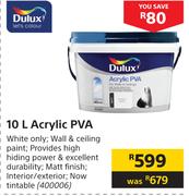 Dulux 10L Acrylic PVA