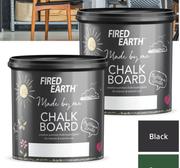 Fired Earth 1L Chalkboard Paint-Each