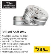 Fired Earth 350ml Soft Max-Each