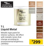 Fired Earth 1L Liquid Metal