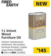 Fired Earth 500ml Velvet Wood Furniture Oil