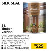 Silk Seal 5L Timber Varnish