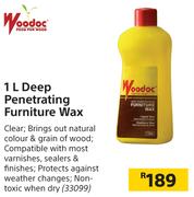 Woodoc 1L Deep Penetrating Furniture Wax