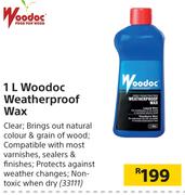 Woodoc 1L Weatherproof Wax