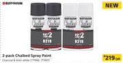 Rust Oleum 2 Pack Chalked Spray Paint-Per Pack