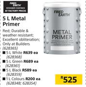 Fired Earth 1L Metal Primer Colours-Each