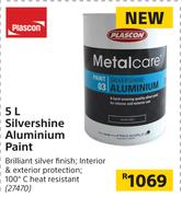 Plascon 5L Silvershine Aluminium Paint