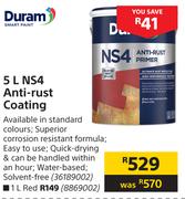 Duram 5L NS4 Anti Rust Coating