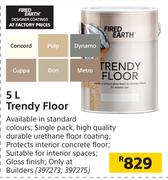 Fired Earth 5L Trendy Floor