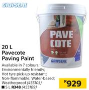 Gripseal 20L Pavecote Paving Paint