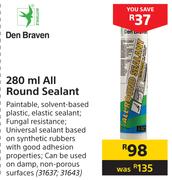 Den Braven Round Sealant-280ml