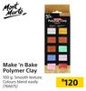 Mont Marte Make n Bake Polymer Clay-100g