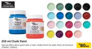 Fired Earth Chalk Paint-250ml Each