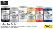 Fired Earth One Coat Acrylic-1L Each