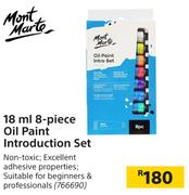 Mont Marte 8 Piece Oil Paint Introduction Set-18ml