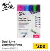 Mont Marte Dual Line Lettering Pens