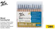 Mont Marte Wood Carving Set