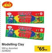 Dala Modelling Clay Assorted-500g Each